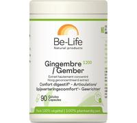 Be-Life Gingembre 1200 Confort Digestif 90 Gélules Végétales