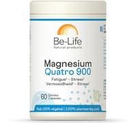 BE-LIFE | MAGNESIUM QUATRO 900 | Complément alimentaire | Fatigue & Stress | fonctionnement normal du système nerveux | vitamine B6 | 60 gélules