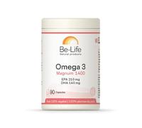 Belife Complément alimentaire Oméga 3 Magnum 1400 – EPA/DHA renforcé – 90 gélules