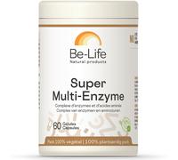 Belife Complément alimentaire Super Multi-Enzyme – Bromélaïne, papaïne, taurine – 60 gélules