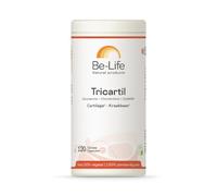 BE-LIFE | TRICARTIL 120 | Complément alimentaire | Articulations | Soutient le cartilage & les tissus de l'organisme | Glucosamine, Chondroïtine, Manganèse & Vitamines C | 120 Gélules