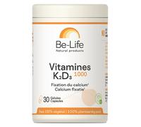 Be-Life Vitamines K2 + D3 1000 30 gélules