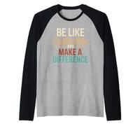 Be Like Subtraction and Make A Difference Idée Cadeau Prof Manche Raglan