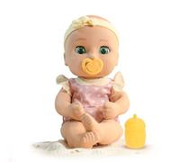 BE LOVED BABIES Gaby, Poupée Bébé Qui a Une Texture de Peau Douce et Comprend Une Sucette et Un Biberon, Jouet Cadeau pour Enfants à Partir de 18 Mois