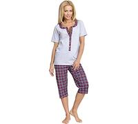 Be Mammy Grossesse Pyjama Allaitement Ensemble Haut et Bas Vêtements d'Intérieur Femme H2L2N2 (Mélange, M)