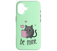 Be Mine Book Lover pour la Saint-Valentin Coque pour iPhone 16
