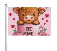 Be Mine Drapeau d'extérieur double face en polyester résistant aux intempéries avec couleurs vives pour jardin, cour, terrasse ou maison