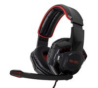 Be Mix - Casque Gamer - Prise Jack 3 mm - Alimentation USB - Câble 2 m - Dimensions : 22 x 9 x 21 cm HT2022 Noir
