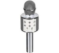 Be Mix - enceinte Micro Karaoke 3W - Autonomie : 4 Heures - Prise Jack 3 mm - Dimensions : 8 X 8 X 23.5 cm Ht2039 Argenté