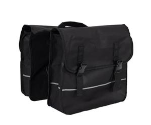 Be Mix - VL0021 Sacoche Double Universelle pour Vélo 24L - Conçu pour Loisirs et Voyages - Pratique et Spacieuse - Taille 30 x 12 x 34 cm - Couleur Noir