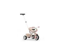 Smoby - Tricycle Be Move Confort Rose - Evolutif 3 en 1 - Ceinture et Arceau de Sécurité - Poignée Parentale Réglable sur 3 Niveaux - A Partir de 10 Mois Jusqu'à 3 Ans - Fabrication Espagnole