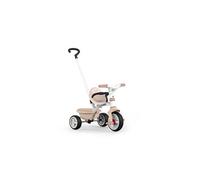 Smoby - Tricycle Be Move Rose - Evolutif 2 en 1 - Ceinture de Sécurité, Poignée Parentale Réglable sur 3 Niveaux - A Partir de 15 Mois Jusqu'à 4 Ans - Fabrication Espagnole