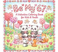 Be My 67 Meme Valentine's Day Coloring Book For Kids: A Cute Valentine’s Day With Six Seven Meme Coloring Book with Simple Kawaii Designs for All Ages