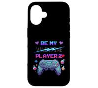 Be My Player Two Manette de Jeu rétro Motif Amour Coque pour iPhone 16