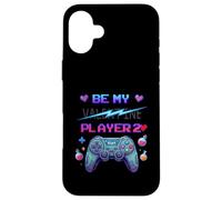 Be My Player Two Manette de Jeu rétro Motif Amour Coque pour iPhone 16 Plus