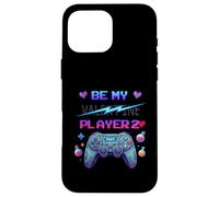 Be My Player Two Manette de Jeu rétro Motif Amour Coque pour iPhone 16 Pro Max