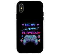 Be My Player Two Manette de Jeu rétro Motif Amour Coque pour iPhone X/XS