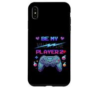 Be My Player Two Manette de Jeu rétro Motif Amour Coque pour iPhone XS Max