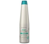 BE NATURAL. Virgin Coconut. Shampooing à l’Huile de Coco. Restauration Totale. Hydrate et Régénère vos Cheveux. Laisse les Cheveux Doux, Souples et Brillants. Contenance 350 ml.