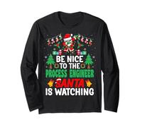 Be Nice to Process Engineer Santa - Christmas Manche Longue