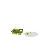 BE NOMAD MEN197V Lunch box avec 3 Compartiments couverts Vert
