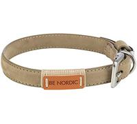 BE Nordic Collier en Cuir, S: 35-41 cm/15 mm, Sable