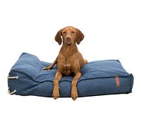 BE NORDIC coussin Föhr, avec rebord, 120 × 90 cm, bleu foncé