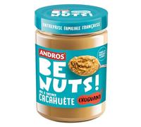 BE NUTS - Pâte À Tartiner Cacahuètes Croquantes, Gourmand Croquant 325g - Lot De 3