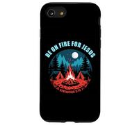 Be on Fire for Jesus - Revelation 3:15 Faith Camping Coque pour iPhone SE (2020) / 7/8