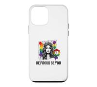 Be Proud and Be You Rainbow LGBTQ Pride Féministe Coque pour iPhone 12 Mini