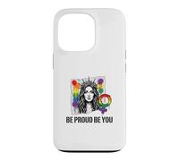 Be Proud and Be You Rainbow LGBTQ Pride Féministe Coque pour iPhone 13 Pro