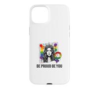 Be Proud and Be You Rainbow LGBTQ Pride Féministe Coque pour iPhone 15 Plus