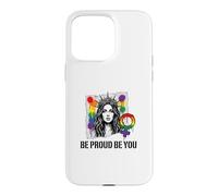 Be Proud and Be You Rainbow LGBTQ Pride Féministe Coque pour iPhone 15 Pro Max