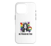Be Proud and Be You Rainbow LGBTQ Pride Féministe Coque pour iPhone 16 Pro