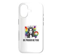 Be Proud and Be You Rainbow LGBTQ Pride Féministe Coque pour iPhone 17