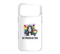 Be Proud and Be You Rainbow LGBTQ Pride Féministe Coque pour iPhone 17 Pro Max