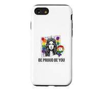 Be Proud and Be You Rainbow LGBTQ Pride Féministe Coque pour iPhone SE (2020) / 7/8