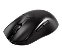 be quiet! Dark Perk Ergo Souris PC, Poids Plume de 55 g, autonomie sans Fil Ultra-Longue, taux de rafraîchissement de 8 000 Hz, capteur PixArt PAW3950, 32 000 DPI, commutateurs optiques 70m