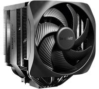 be quiet! Dark Rock Elite ventirad radiateur, 2x ventilateur Silent Wings 135 mm PWM, sélecteur de vitesse permettant de basculer entre 2 modes 7 caloducs haute performance, Éclairage LEDs ARGB, BK037