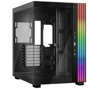 be quiet! Light Base 600 DX Black boîtier PC, Panneaux Avant et latéral entièrement vitrés, Éclairage Impressionnant, Bascule d’Une Disposition Classique, inversée ou Horizontale