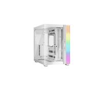 be quiet! Light Base 600 DX Blanc : Boîtier PC Midi Tower, ATX/Micro ATX/Mini-ITX, Verre/Acier, ARGB, USB 3.2 Gen 2, 1x3.5", 2x2.5", Ventirad 170mm, GPU 400mm