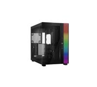 be quiet! Light Base 900 DX Noir : Boîtier PC Full Tower ARGB Vitré, ATX/E-ATX/mATX/Mini-ITX/XL-ATX, Acier/ABS/Verre, 1x3.5", 4x2.5", USB 3.2 Gen 2