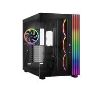 be quiet! Light Base 900 FX Noir - Boîtier PC Full Tower ARGB, Vitre, E-ATX, 4x Light Wings 140mm PWM, USB 3.2 Gen 2, Refroidissement liquide