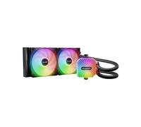 be quiet! Light Loop 240 mm Black système de refroidissement liquide poursystèmes overclockés, waterblock avec un élégant éclairage ARGB, 2 ventilateursLight Wings LX PWM high-speed, Hub ARGB PWM