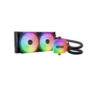 be quiet! Light Loop 240 mm Refroidissement Liquide AIO ARGB Noir, Radiateur 240mm, 2x 120mm Light Wings LX, Socket Intel/AMD, 15.4-34.9 dB