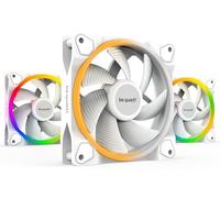 be quiet! Light Wings 120 mm PWM White ventilateur, inclut 3 ventilateurs, superbes couleurs et effets ARGB, éclairage additionnel à l’arrière, équipé d’un hub ARGB, 7 pales optimisées