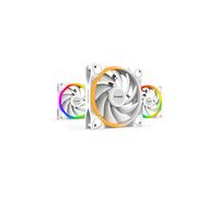 be quiet! Light Wings 120mm PWM ARGB High-Speed Blanc, Pack de 3: 120x120x25mm, 2500tr/min, 88.86 m³/h, 2.6 mmH2O, 31 dB(A), Roulement lisse, 13.2V
