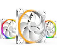 Lot de 3 Ventilateurs de boitier Be Quiet Light Wings RGB - 14cm (Blanc)