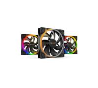 be quiet! Light Wings 140mm PWM ARGB - Ventilateur PC 140x25mm, 1500 tr/min, 95.14 m³/h, 23.3 dB(A), Palier Lisse, Connecteur 4-Pin, Pack de 3