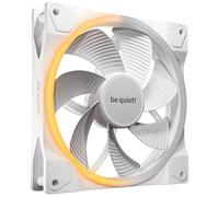 be quiet! Light Wings 140mm PWM Reverse White ventilateur, 7 pales inversées, pour une admission d'air latérale ou par le bas, ARGB options d'éclairage personnalisables effets lumineux synchronisables